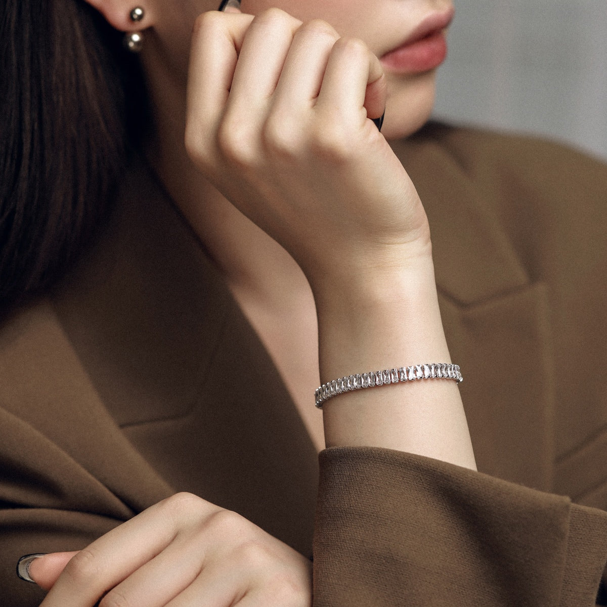 [Olivia JW]Exquisite Emerald Cut Daily Bracelet