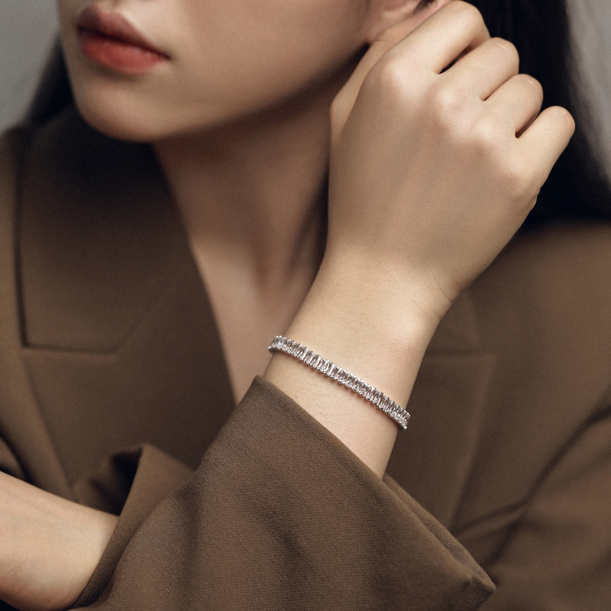 [Olivia JW]Exquisite Emerald Cut Daily Bracelet
