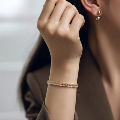 [Olivia JW]Exquisite Emerald Cut Daily Bracelet