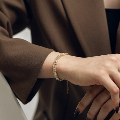[Olivia JW]Exquisite Emerald Cut Daily Bracelet