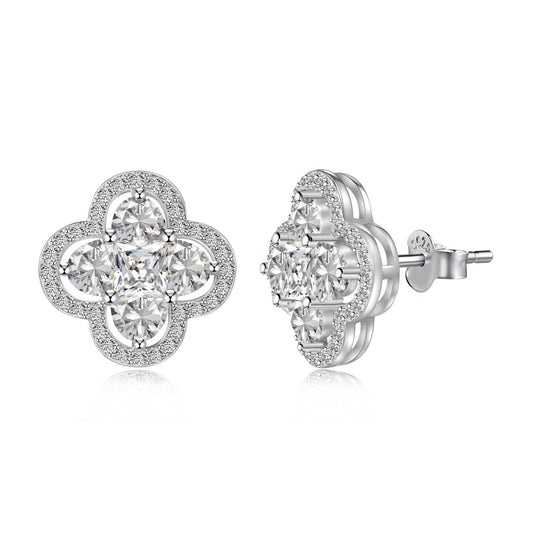 [Olivia JW]Lucky Four-Leaf Clover Exquisite Earrings