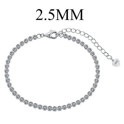[Olivia JW]Dazzling Sparkling Round Cut Daily Bracelet