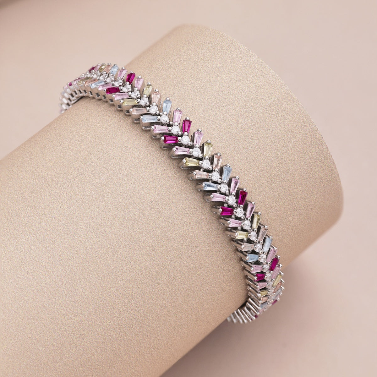 [Olivia JW]Dainty Radiant Emerald Cut Daily Bracelet