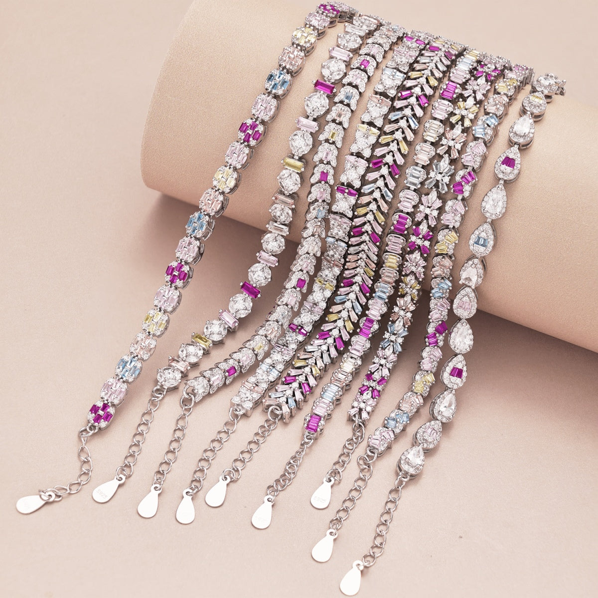 [Olivia JW]Dainty Radiant Emerald Cut Daily Bracelet