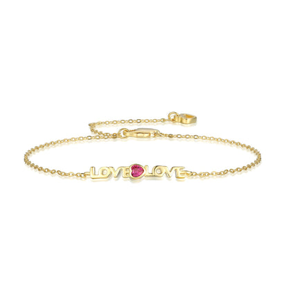 [Olivia JW]Romantic Heart Shape Lover Bracelet