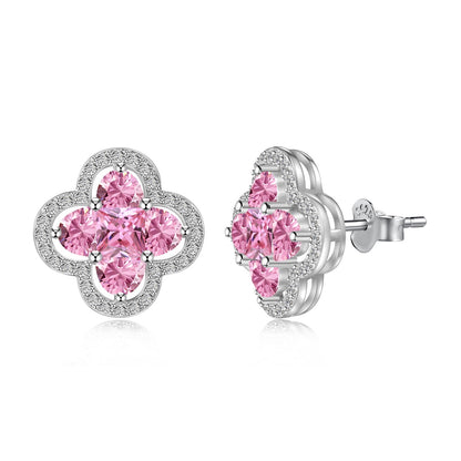 [Olivia JW]Lucky Four-Leaf Clover Exquisite Earrings