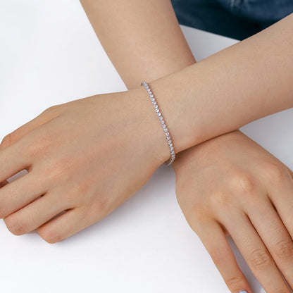 [Olivia JW]Dazzling Sparkling Round Cut Daily Bracelet