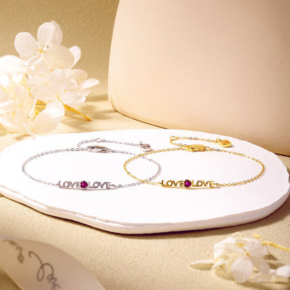 [Olivia JW]Romantic Heart Shape Lover Bracelet