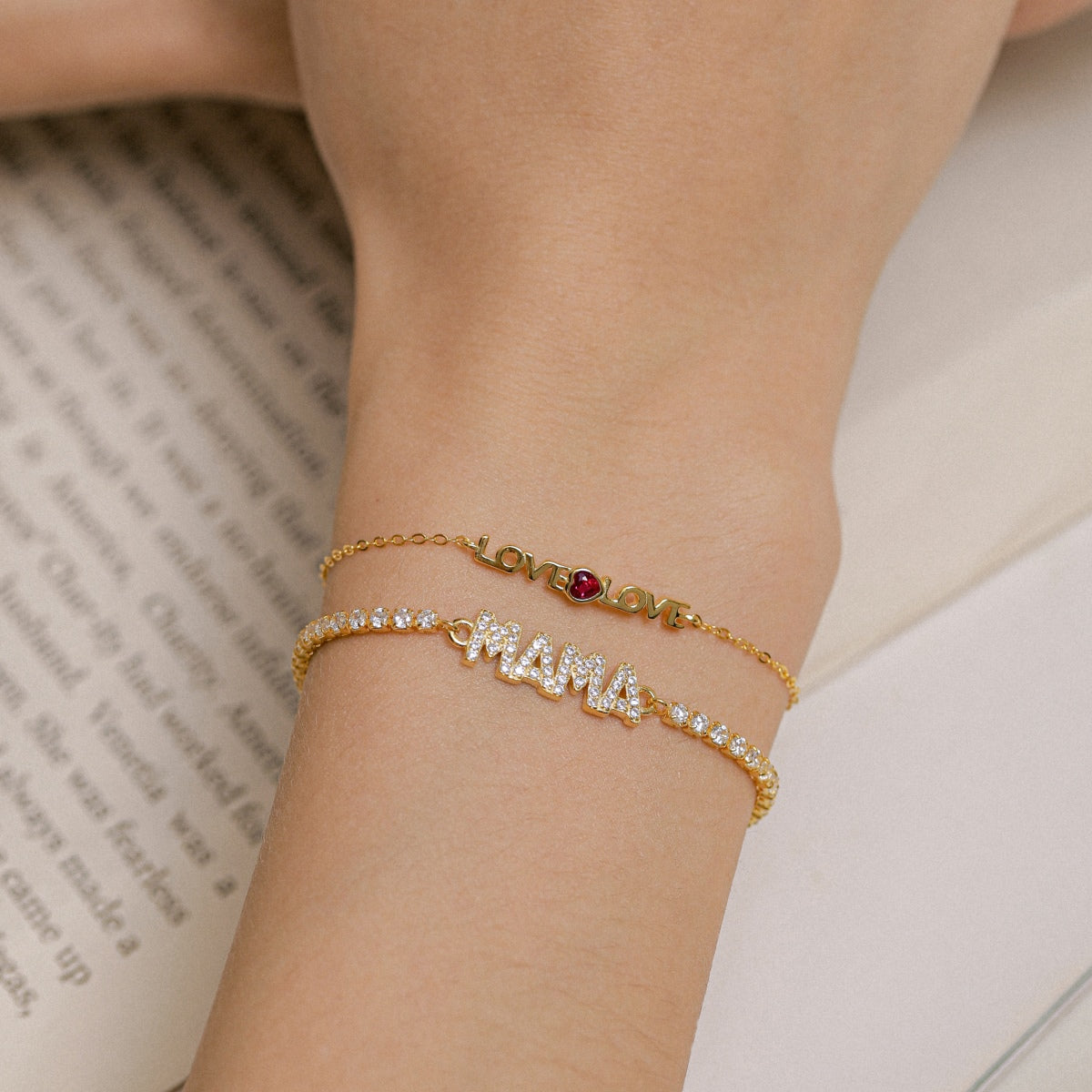 [Olivia JW]Romantic Heart Shape Lover Bracelet