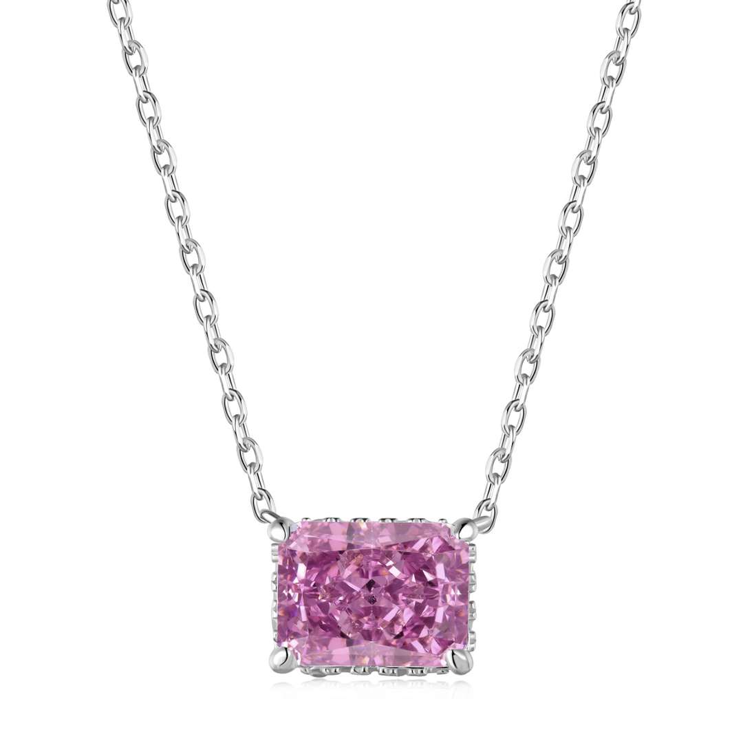 [Olivia JW]Luxurious Square Shape Colorful Necalack