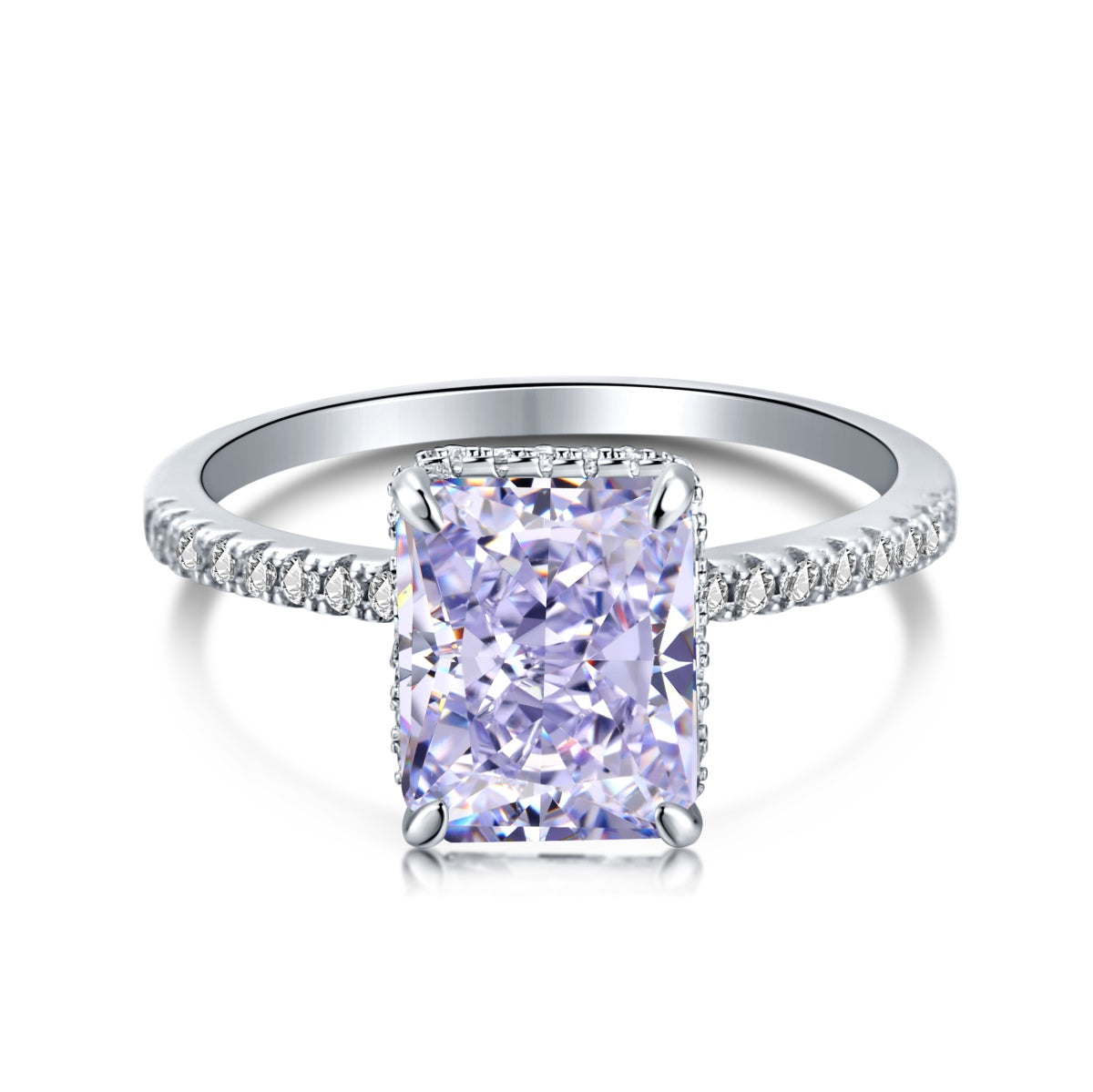 [Olivia JW]4.0 Carat Luxurious Engagement Ring