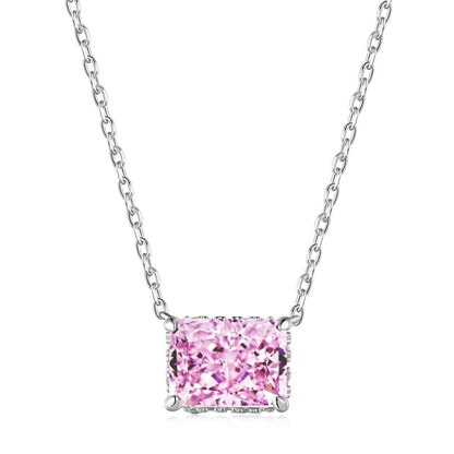 [Olivia JW]Luxurious Square Shape Colorful Necalack