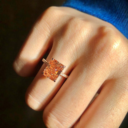 [Olivia JW]4.0 Carat Luxurious Engagement Ring