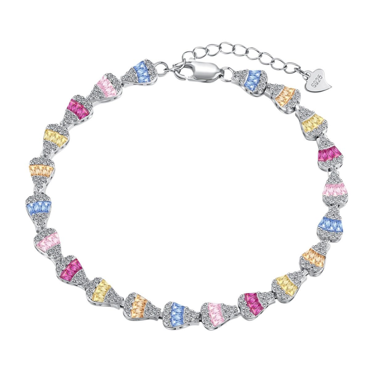 [Olivia JW]Radiant Water Drop Shape Daily Bracelet