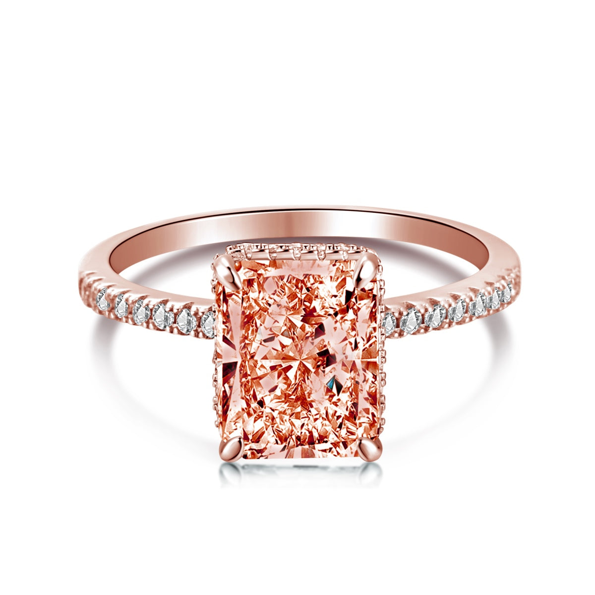 [Olivia JW]4.0 Carat Luxurious Engagement Ring