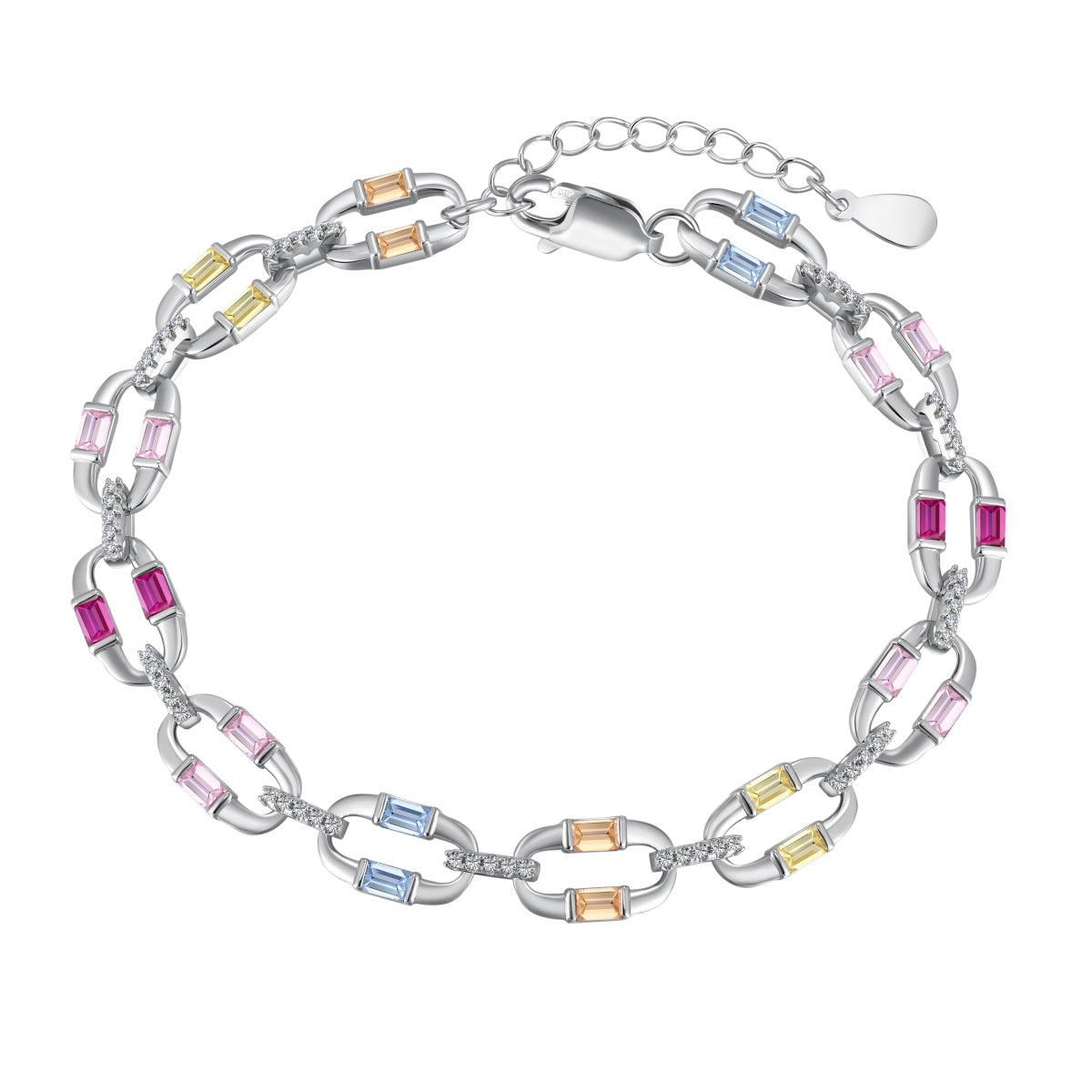 [Olivia JW]Dazzling Colorful Daily Bracelet