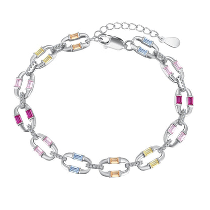 [Olivia JW]Dazzling Colorful Daily Bracelet