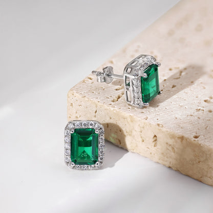 [Olivia JW]Luxurious Dainty Emerald Cut Banquet Earrings