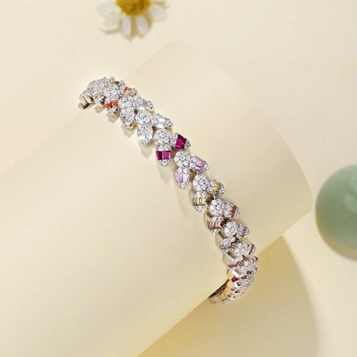 [Olivia JW]Dainty Exquisite Flower Shape Daily Bracelet