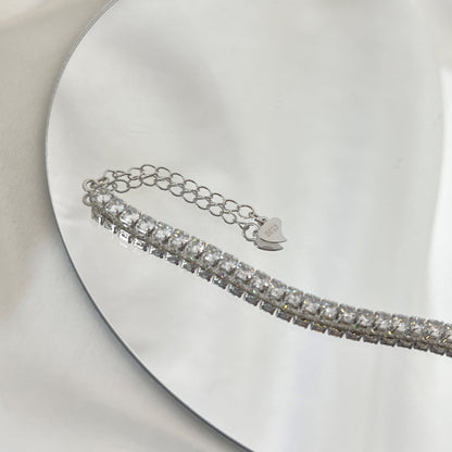 [Olivia JW]Sparkling Round Cut Daily Bracelet