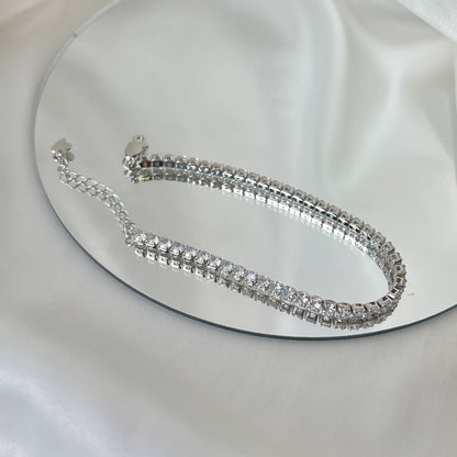 [Olivia JW]Sparkling Round Cut Daily Bracelet