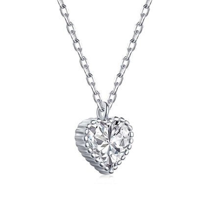 [Olivia JW]Ornate Heart Shape Necklace