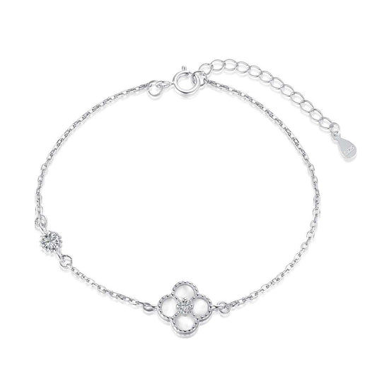 [Olivia JW]Delicate Four Leaf Clover Bracelet