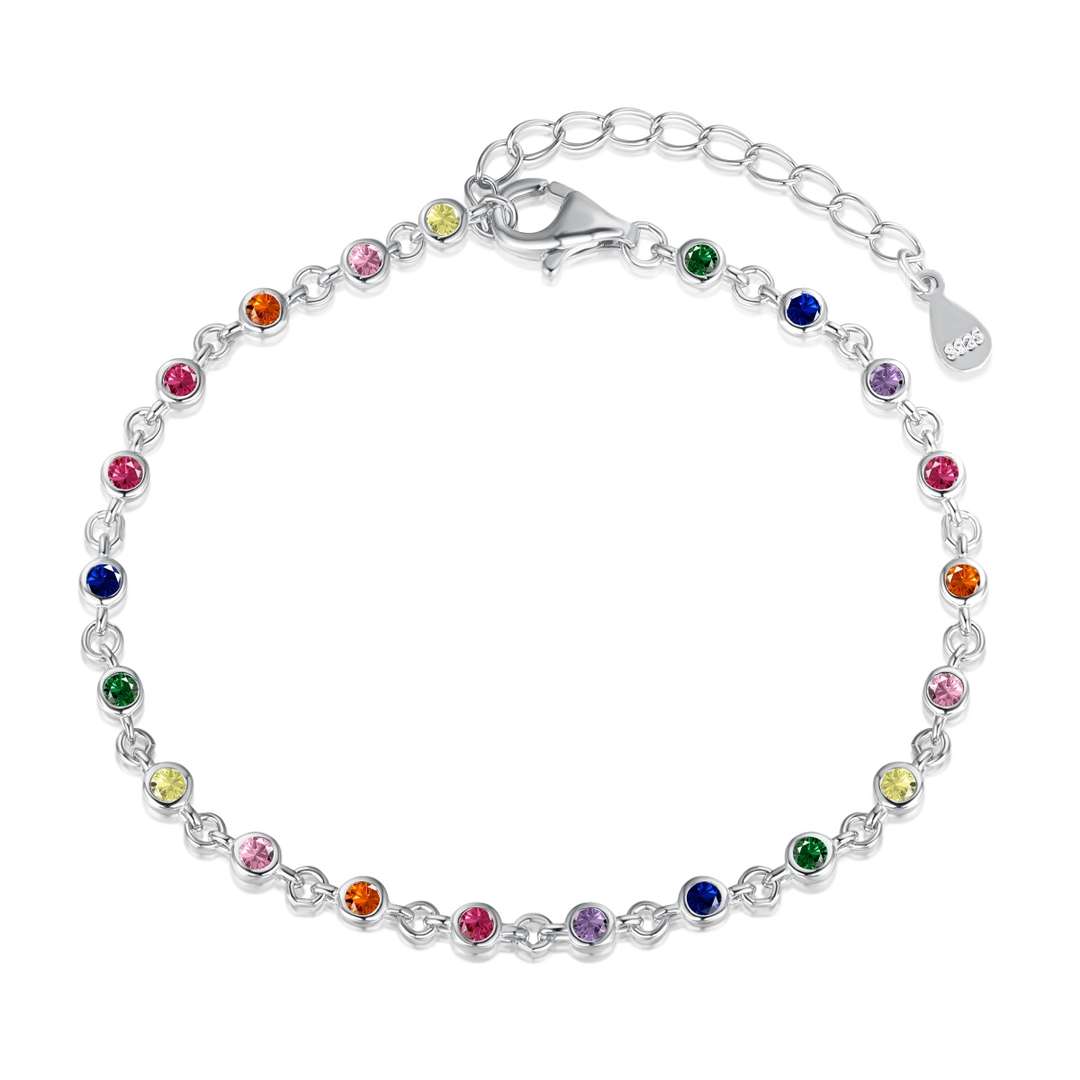 [Olivia JW]Colorful Bead Array Bracelet