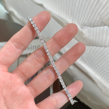 [Olivia JW]Sparkling Round Cut Daily Bracelet