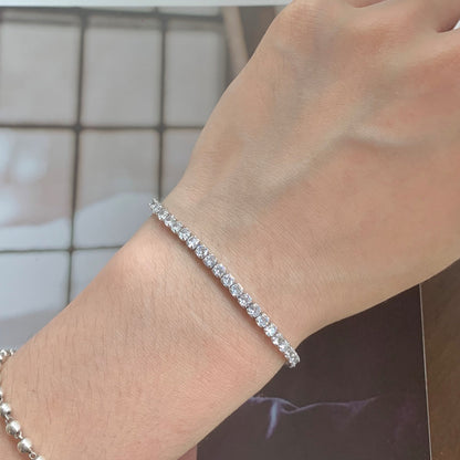 [Olivia JW]Sparkling Round Cut Daily Bracelet