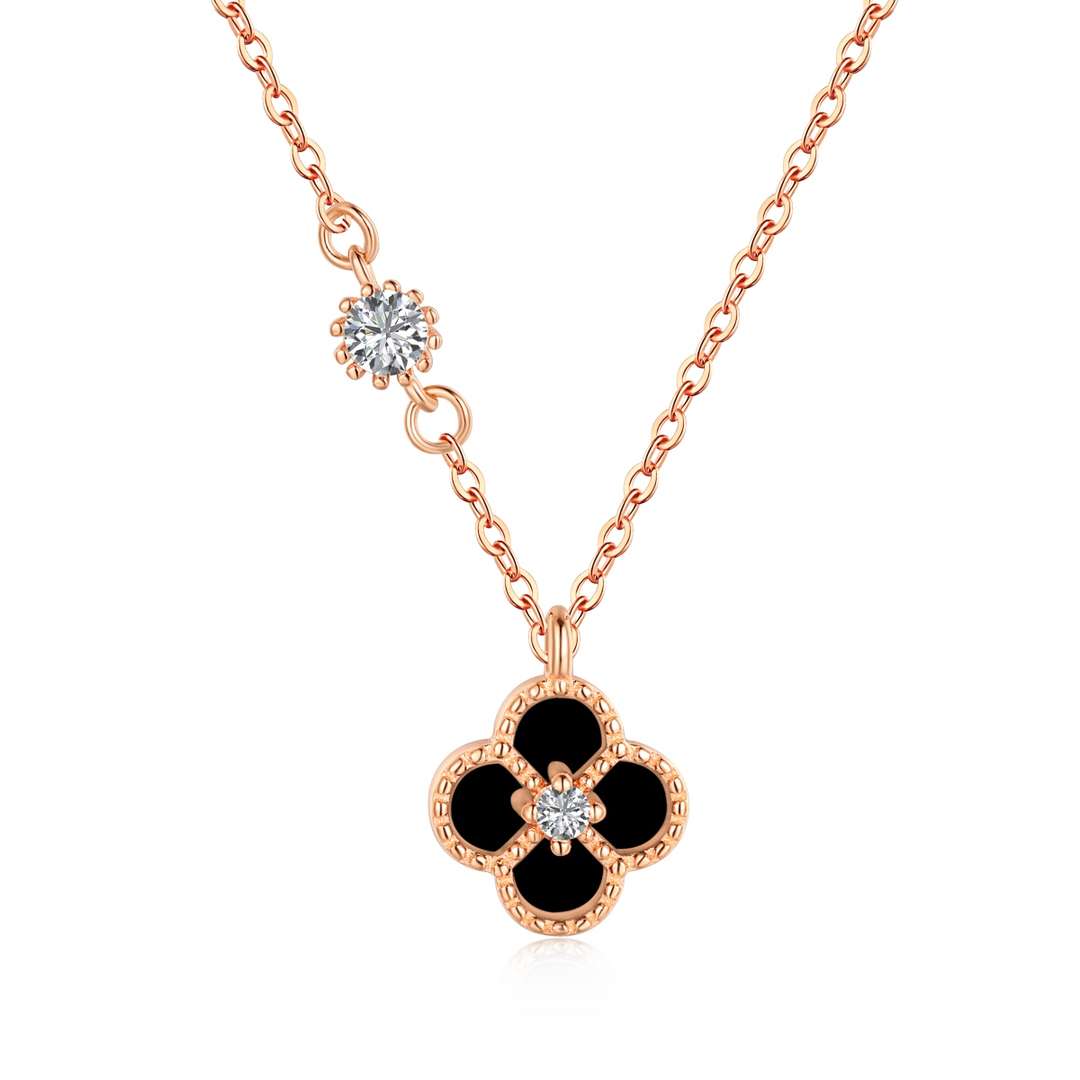 [Olivia JW]Delicate Flower Shape Necklace