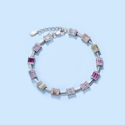 [Olivia JW]Dainty Charming Emerald Cut Daily Bracelet