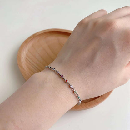 [Olivia JW]Colorful Bead Array Bracelet
