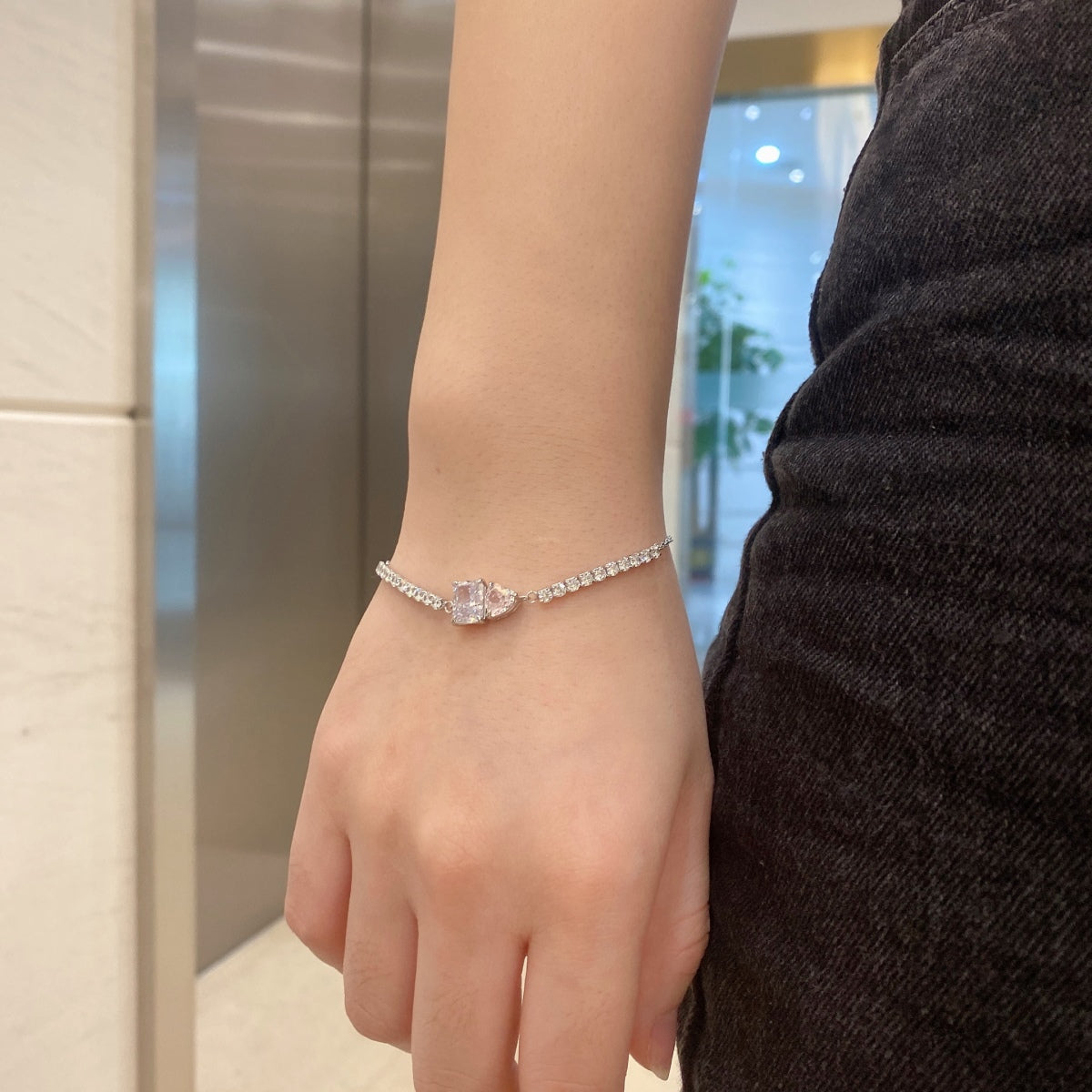 [Olivia JW]Dazzling Unique Multi Shape Lover Bracelet
