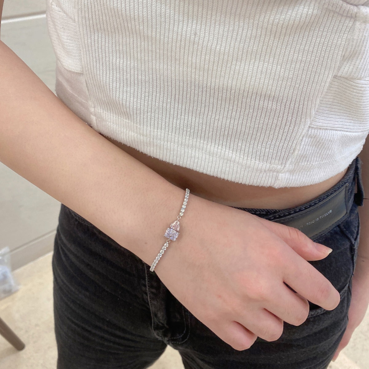 [Olivia JW]Dazzling Unique Multi Shape Lover Bracelet