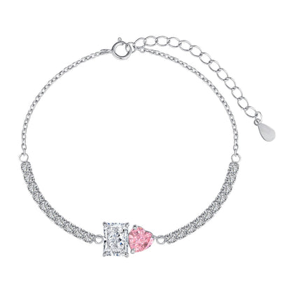 [Olivia JW]Dazzling Unique Multi Shape Lover Bracelet