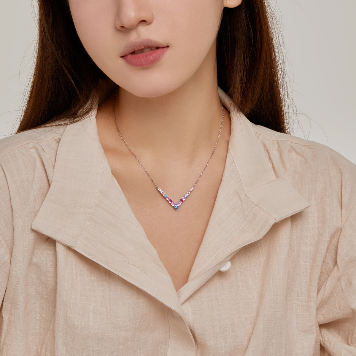 [Olivia JW]Ornate Round Cut Necklace
