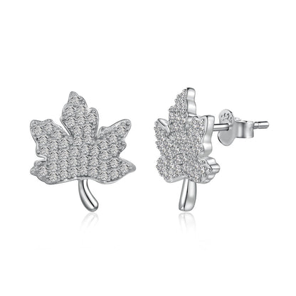 [Olivia JW]Exquisite Maple Leaf Design Earrings