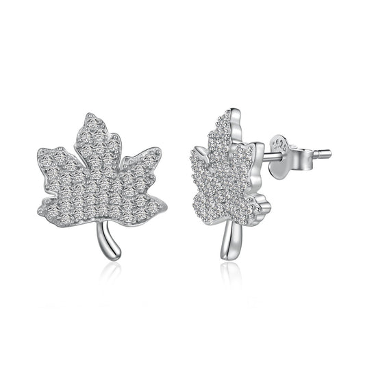 [Olivia JW]Exquisite Maple Leaf Design Earrings