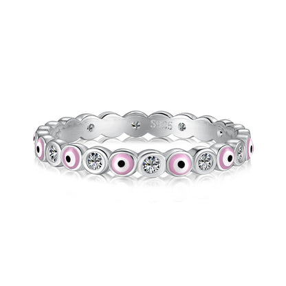 [Olivia JW]Sparkling Vibrant Round Shape Daily Ring