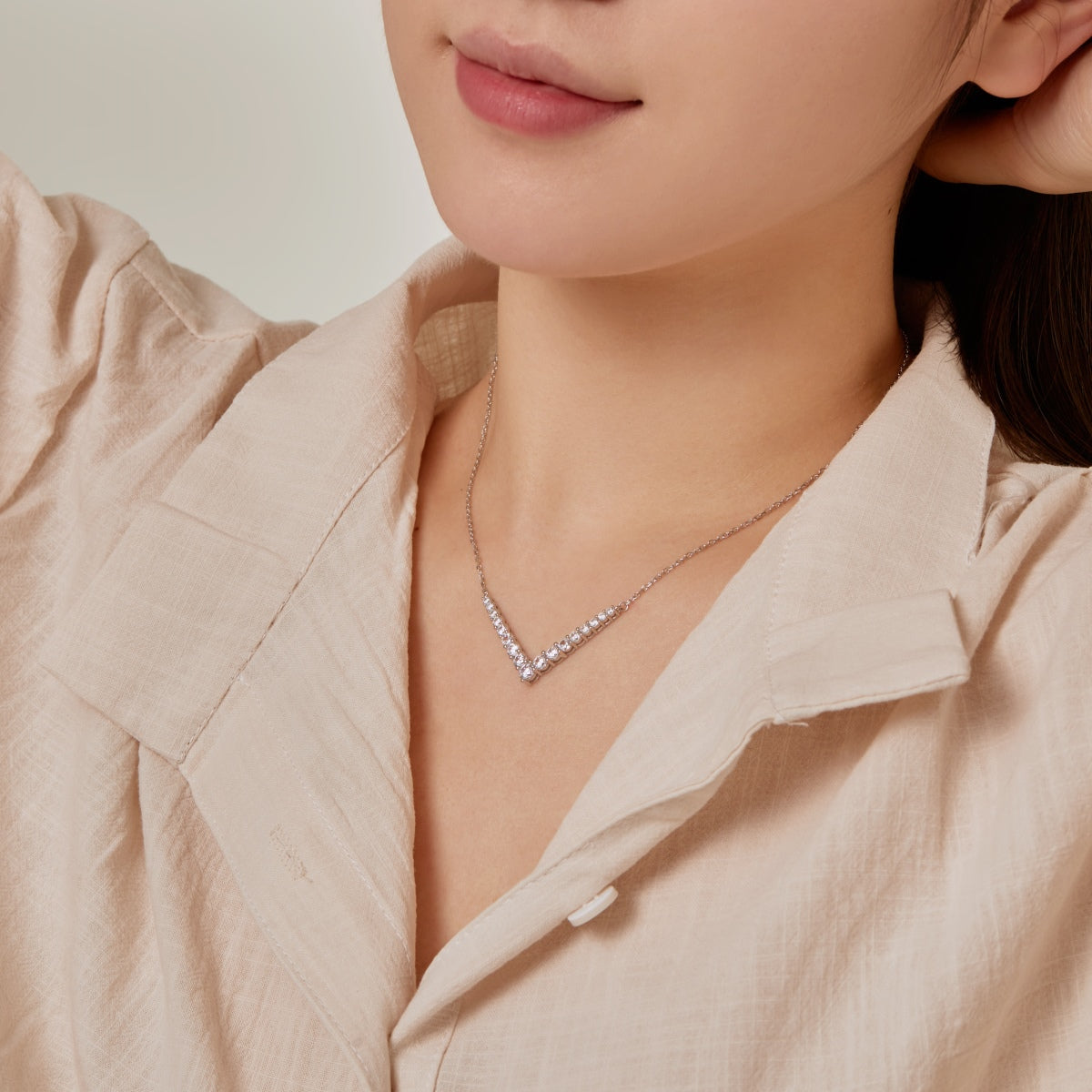 [Olivia JW]Ornate Round Cut Necklace
