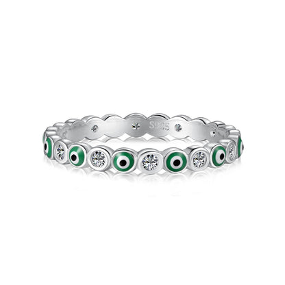 [Olivia JW]Sparkling Vibrant Round Shape Daily Ring