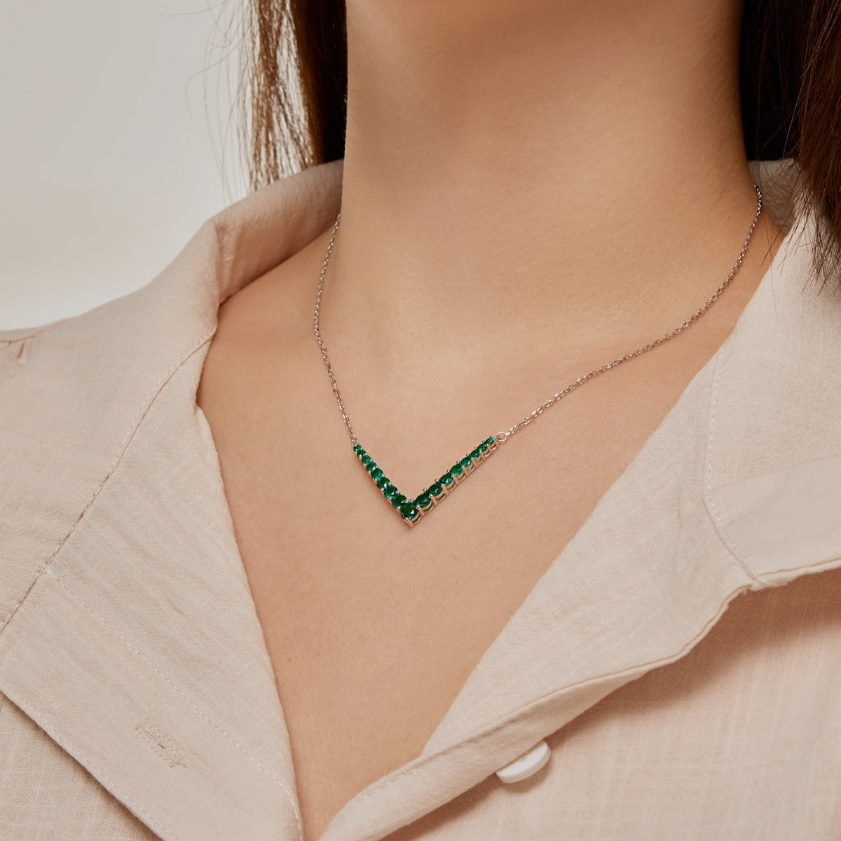 [Olivia JW]Ornate Round Cut Necklace