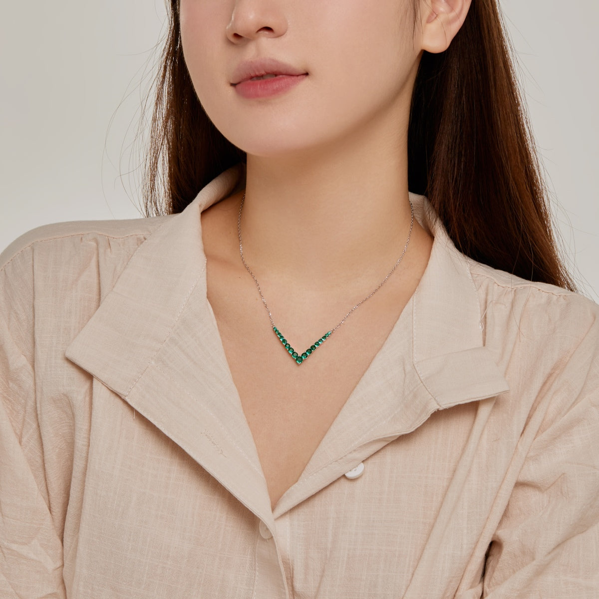 [Olivia JW]Ornate Round Cut Necklace