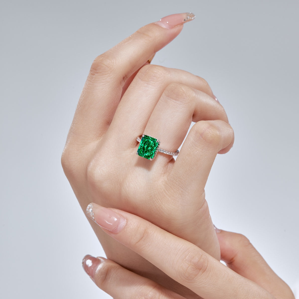 [Olivia JW]4.0 Carat Luxurious Engagement Ring