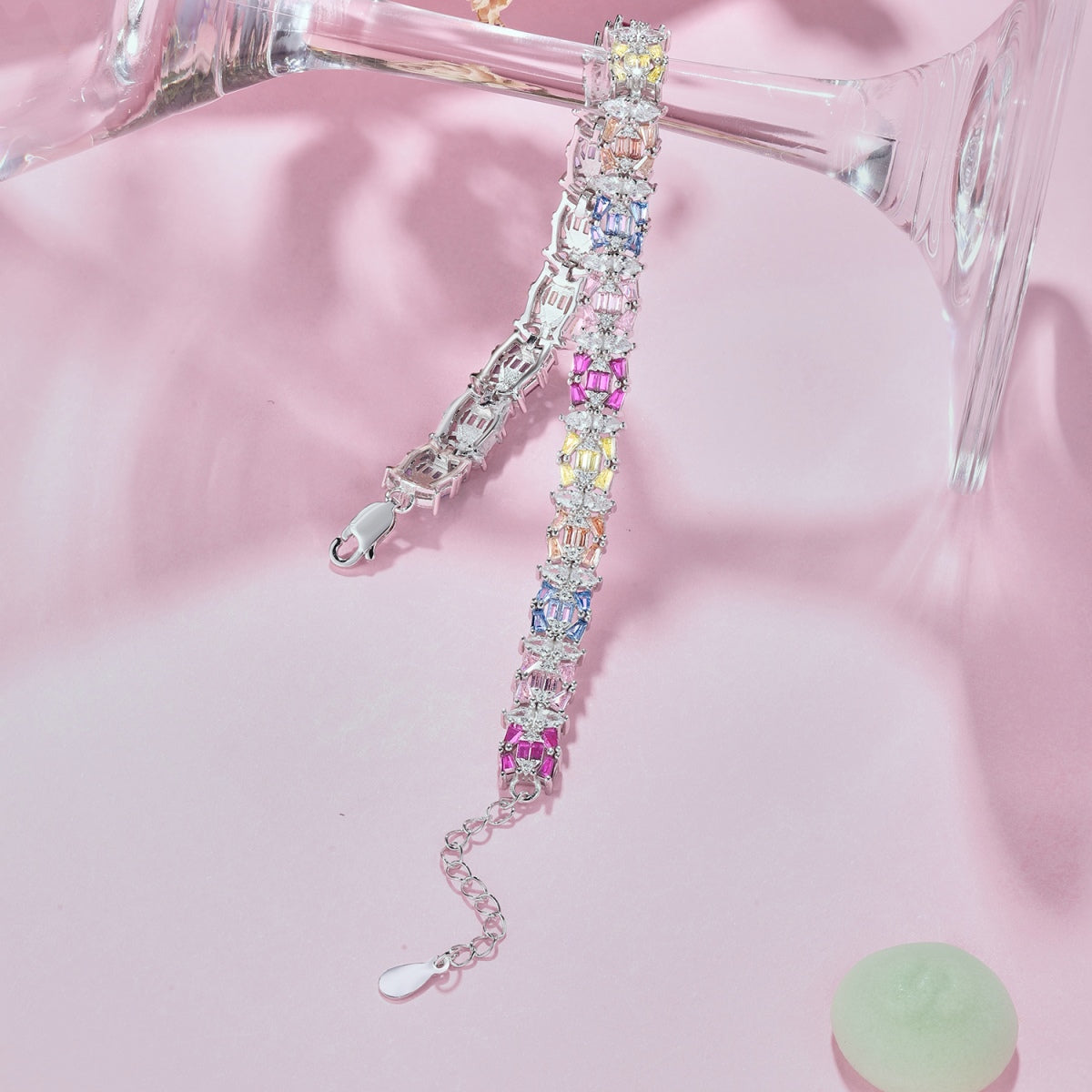 [Olivia JW]Delicate Colorful Multi Cut Party Bracelet