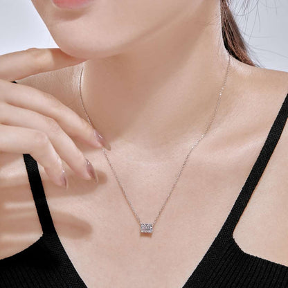 [Olivia JW]Luxurious Square Shape Colorful Necalack