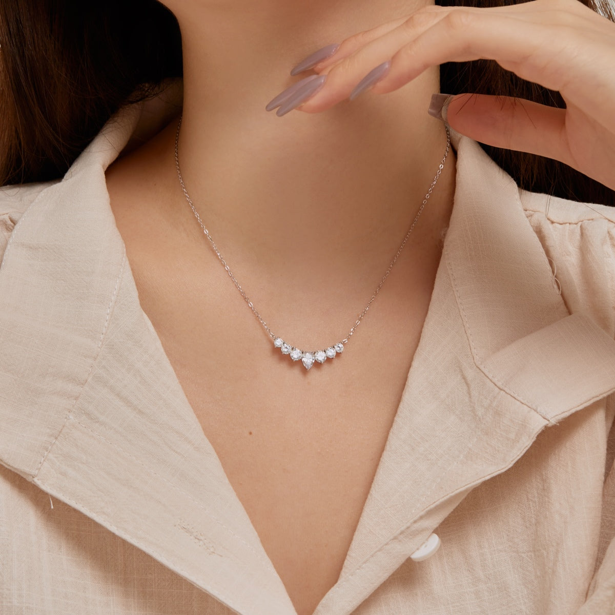 [Olivia JW]Dainty Colorful Heart Necklace