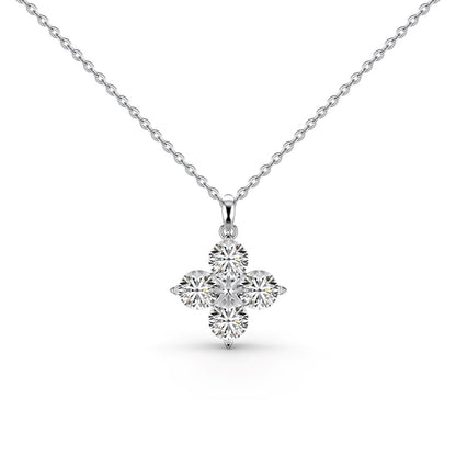 [Olivia JW]Four-Leaf Clover And Eight-Pointed Star Necklace