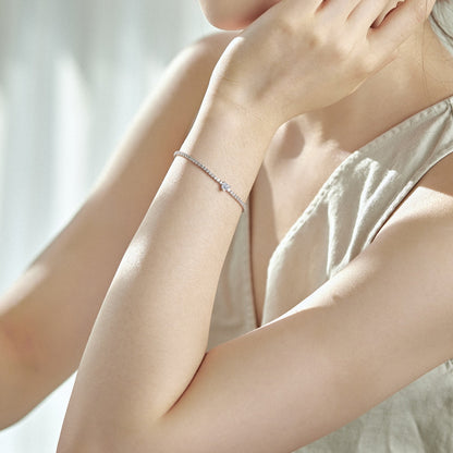 [Olivia JW]0.5 Carat Elegant Romantic Heart Shape Lover Bracelet